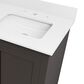 Lexora Home Dukes 48" Double Bathroom Vanity in Espresso with 2 cm White Quartz Top and Rectangular Sinks, , large