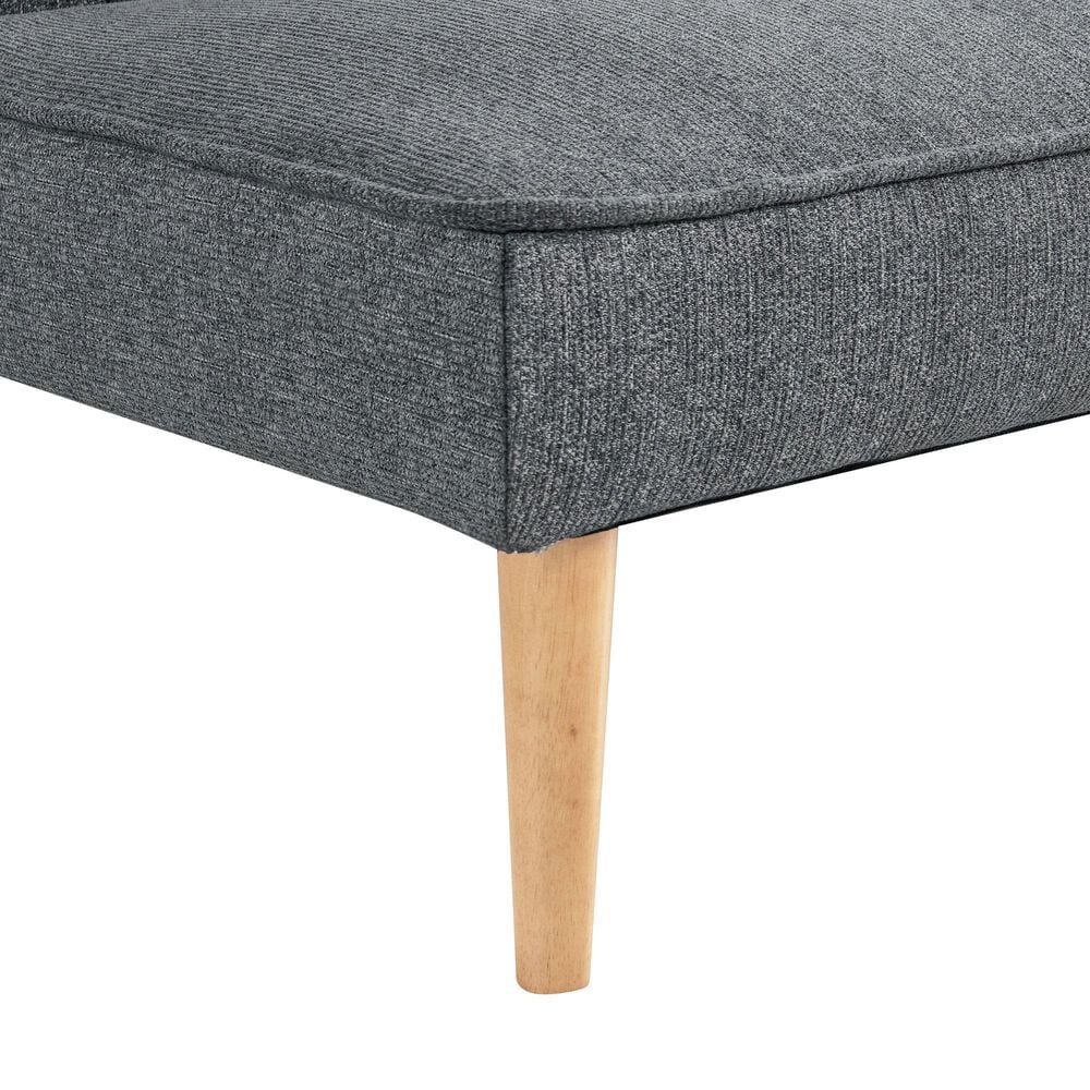 Lifestyle Solutions Salem Convertible Sofa in Gray, , large