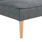 Lifestyle Solutions Salem Convertible Sofa in Gray, , large