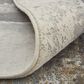 Feizy Clio 39LUF 3"10" x 6" Gray and Multicolor Area Rug, , large