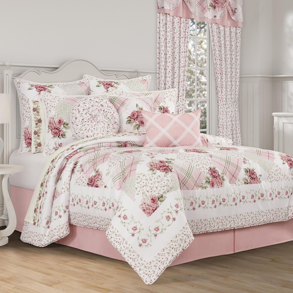 J. Queen New York Bungalow 26&quot; Square Euro Pillow Sham in Rose, , large