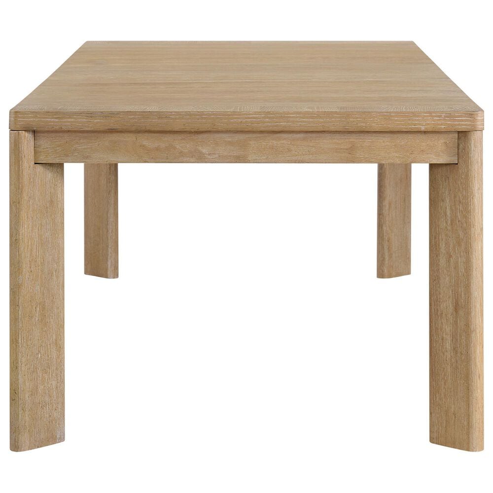 Emerald Home Furnishings Pacific Grove Leg Dining Table in Sand Dune - Table Only, , large