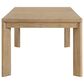 Emerald Home Furnishings Pacific Grove Leg Dining Table in Sand Dune - Table Only, , large
