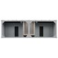 James Martin Vanities Brittany 72" Double Bathroom Vanity in Urban Gray with 3 cm White Zeus Quartz Top and Rectangular Sinks, , large
