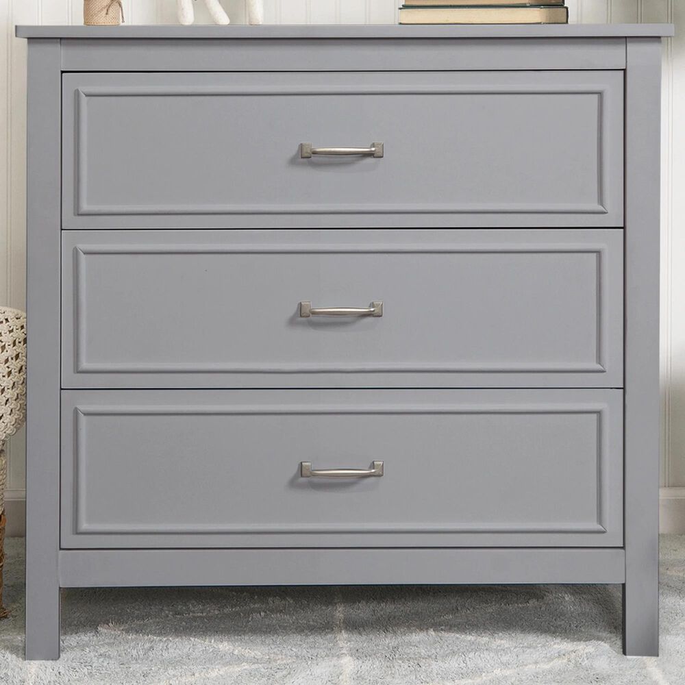 New Haus Charlie 3 Drawer Dresser in Grey, , large