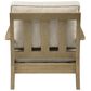 Ashley Clare View Lounge Chair with Beige Cushion in Antique Teak, , large