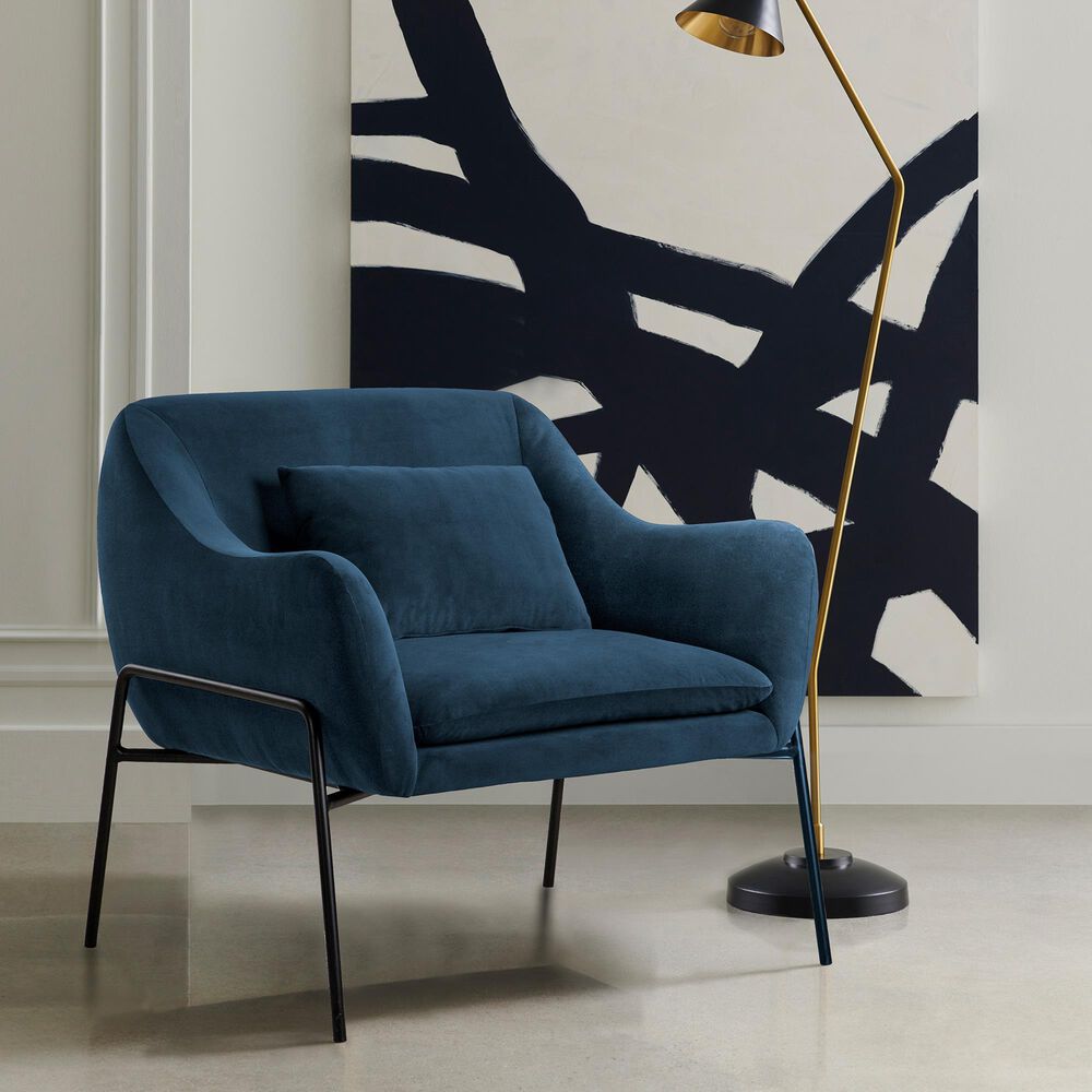 Blue River Karen Accent Chair in Blue, , large