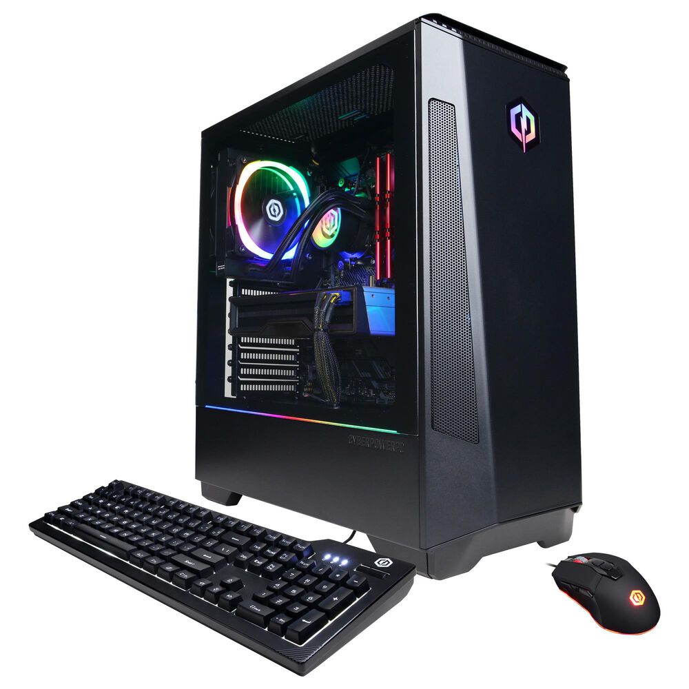 CyberpowerPC Gamer Supreme Gaming Desktop | AMD Ryzen 7 5800X - 32GB RAM - NVIDIA GeForce RTX 3080 - 3TB HDD + 1TB SSD in Black, , large