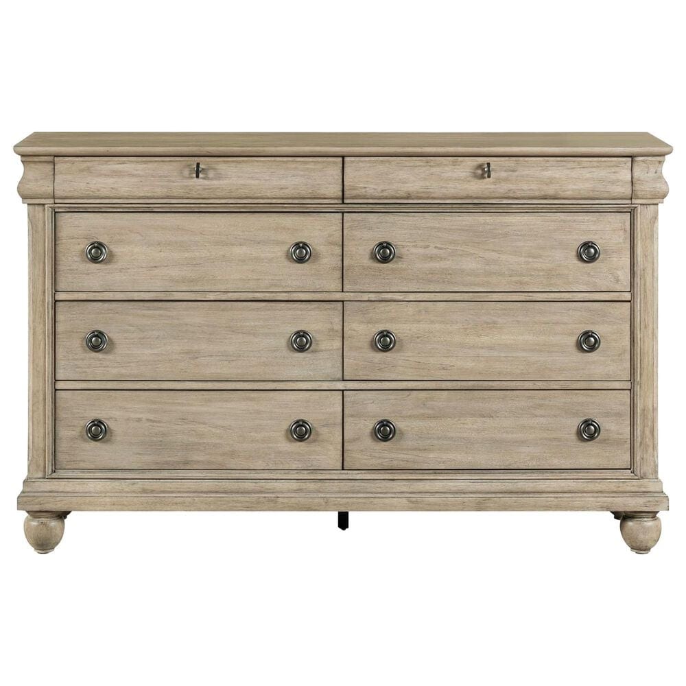 Belle Furnishings Rustic Traditions 3-Piece King Sleigh Bedroom Set in Saddle Tan, , large