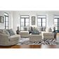 Ashley Calnita Oversized Swivel Accent Chair with Ottoman in Sisal, , large