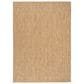 Nourison Horizon HOZ02 Natural 6" x 9" Indoor/Outdoor Area Rug, , large