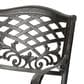 Hearth and Haven Phoenix Outdoor Dining Chair in Bronze (Set of 2), , large