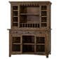 Rustic Root Premier Bar and Hutch in  Saddle Brown, , large