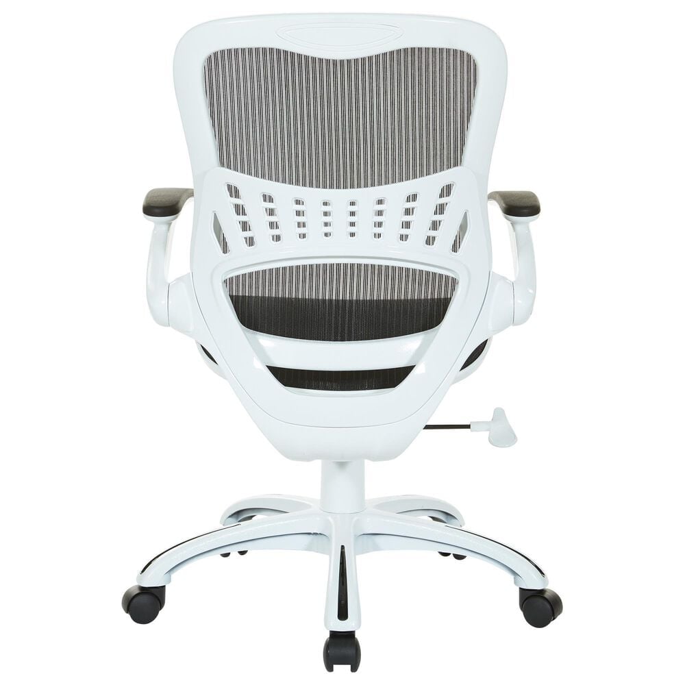 OSP Home Riley Mesh Back Office Chair in Black, , large