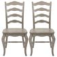 Homestyles Mountain Lodge Dining Chair in Gray (Set of 2), , large