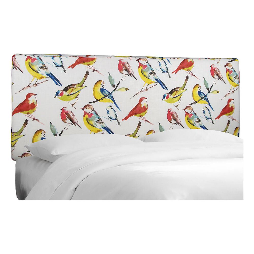 Skyline Furniture Full Upholstered Headboard In Birdwatcher Summer Nebraska Furniture Mart