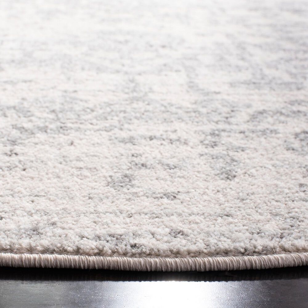 Safavieh Madison MAD603G 5&#39; Round Silver and Ivory Area Rug, , large