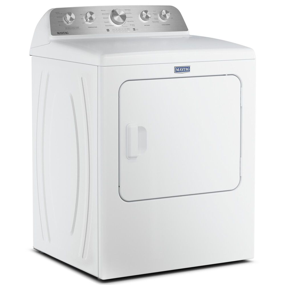 Maytag 4.8 Cu. Ft. Pet Pro Top Load Washer and 7.0 Cu. Ft. Gas Dryer Laundry Pair in White, , large