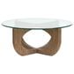 Nicolette Home Lainey Cocktail Table in Almond and Clear, , large