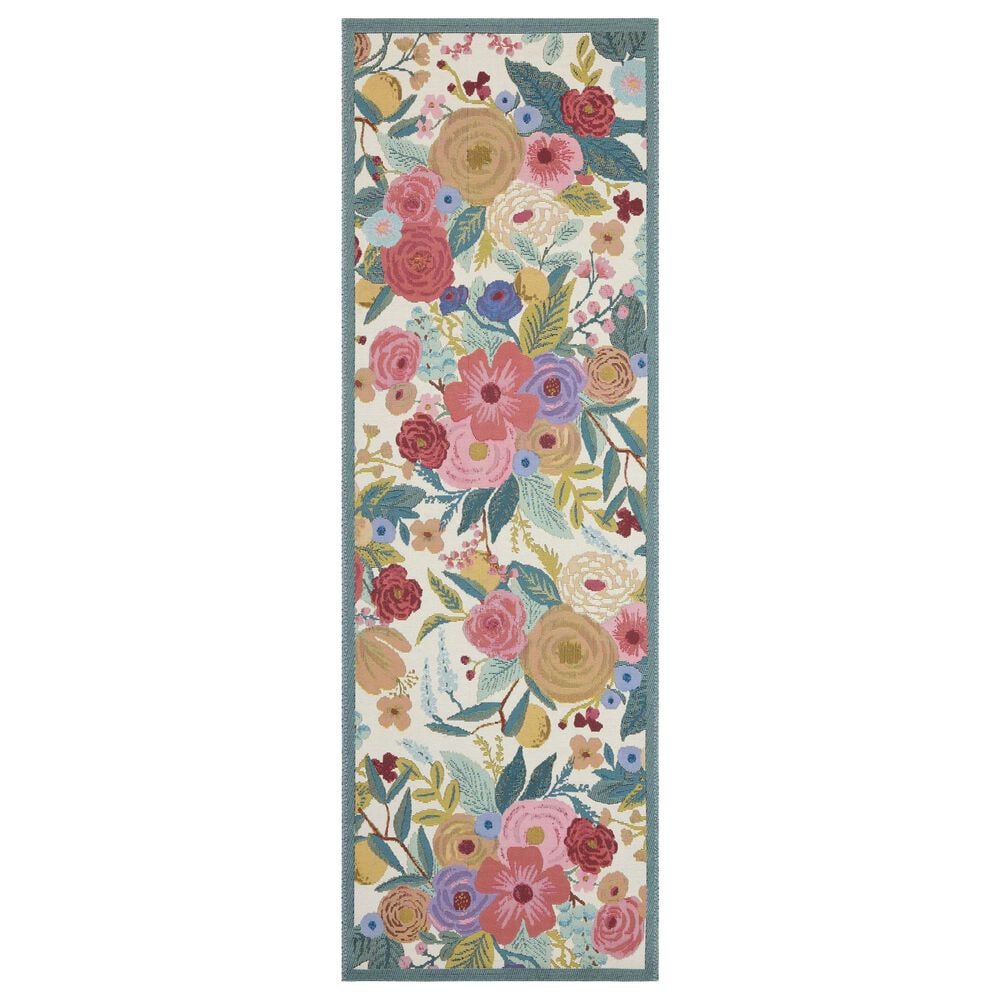 Rifle Paper Co Perennial Garden Party 2"5" x 7"8" Rose and Multicolor Runner, , large