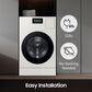 Samsung Bespoke Bespoke 5.3 Cu. Ft. Front Load AI All-in-One Ventless Washer and Dryer Combo in Ivory, , large