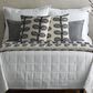 Ann Gish Isla 24" x 24" Square Throw Pillow in Obsidian, , large