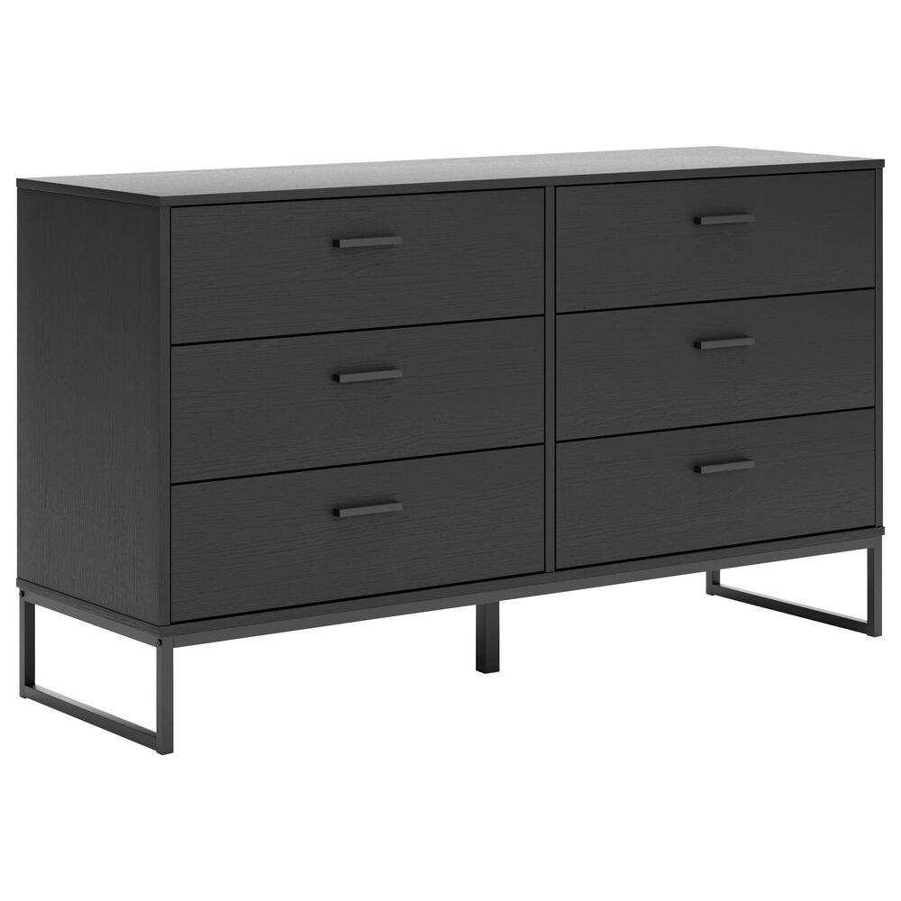 Ashley Socalle 4-Piece Queen Platform Bedroom Set in Black, , large