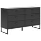 Ashley Socalle 4-Piece Queen Platform Bedroom Set in Black, , large