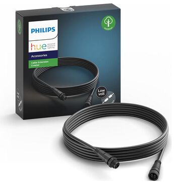 Philips Outdoor Low Voltage Cable Extension in Black, , large