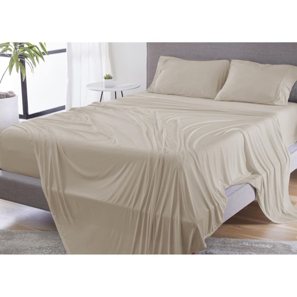 Bedgear Dri-Tec 4-Piece King/ California King Sheet Set in Medium Beige, , large