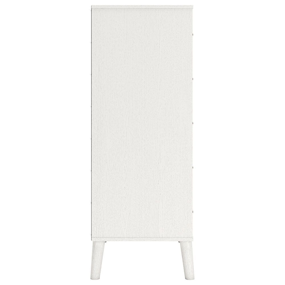Ashley Aprilyn 5-Drawer Chest in White, , large