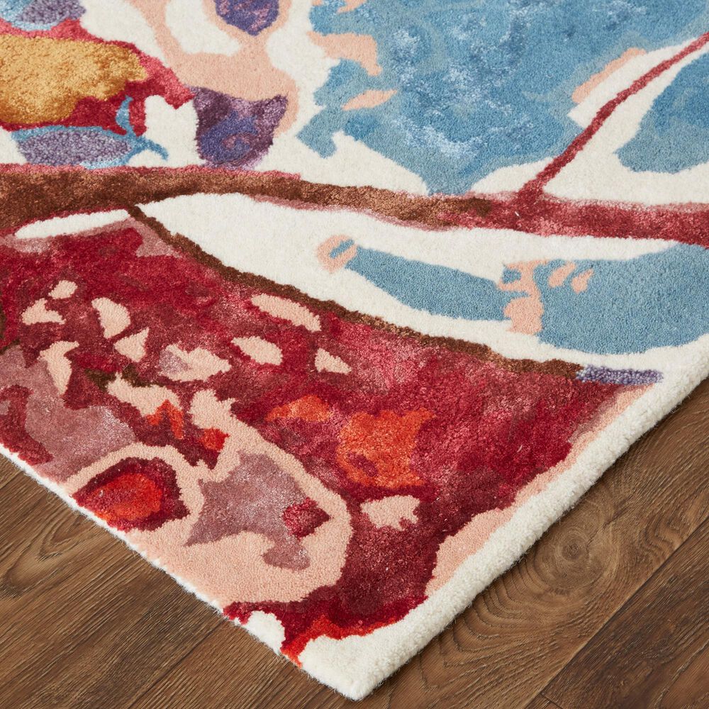 Feizy Dafney 8&#39; x 10&#39; Red and Multicolor Area Rug, , large