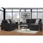 Arapahoe Home Stationary Loveseat in Obsidian Black, , large