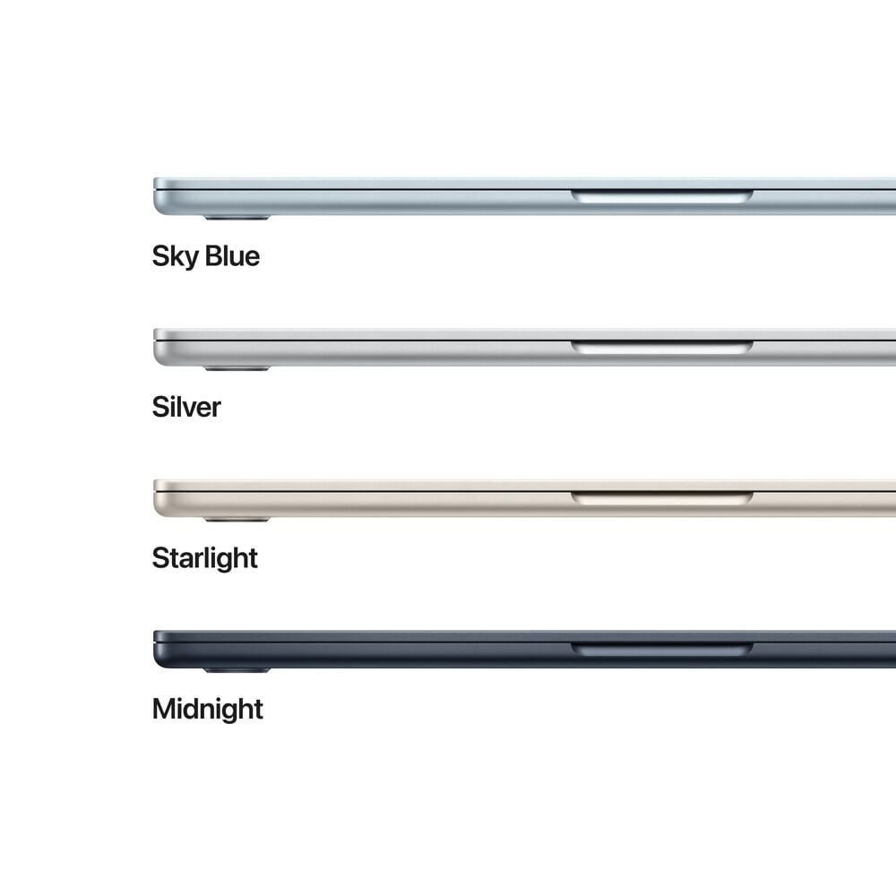 Apple MacBook Air 13-inch Laptop M4 chip - 10 Core CPU - 10 Core GPU - 16GB Memory - 512GB SSD - Silver &#40;Latest Model&#41;, , large