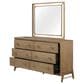Sterling Timber Elure Wood and Metal Dresser Mirror in Latte, , large