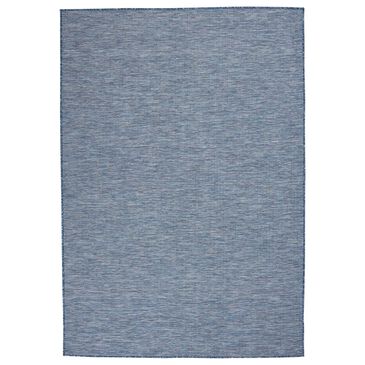 Nourison Positano 9" x 12" Navy Blue Indoor/Outdoor Area Rug, , large