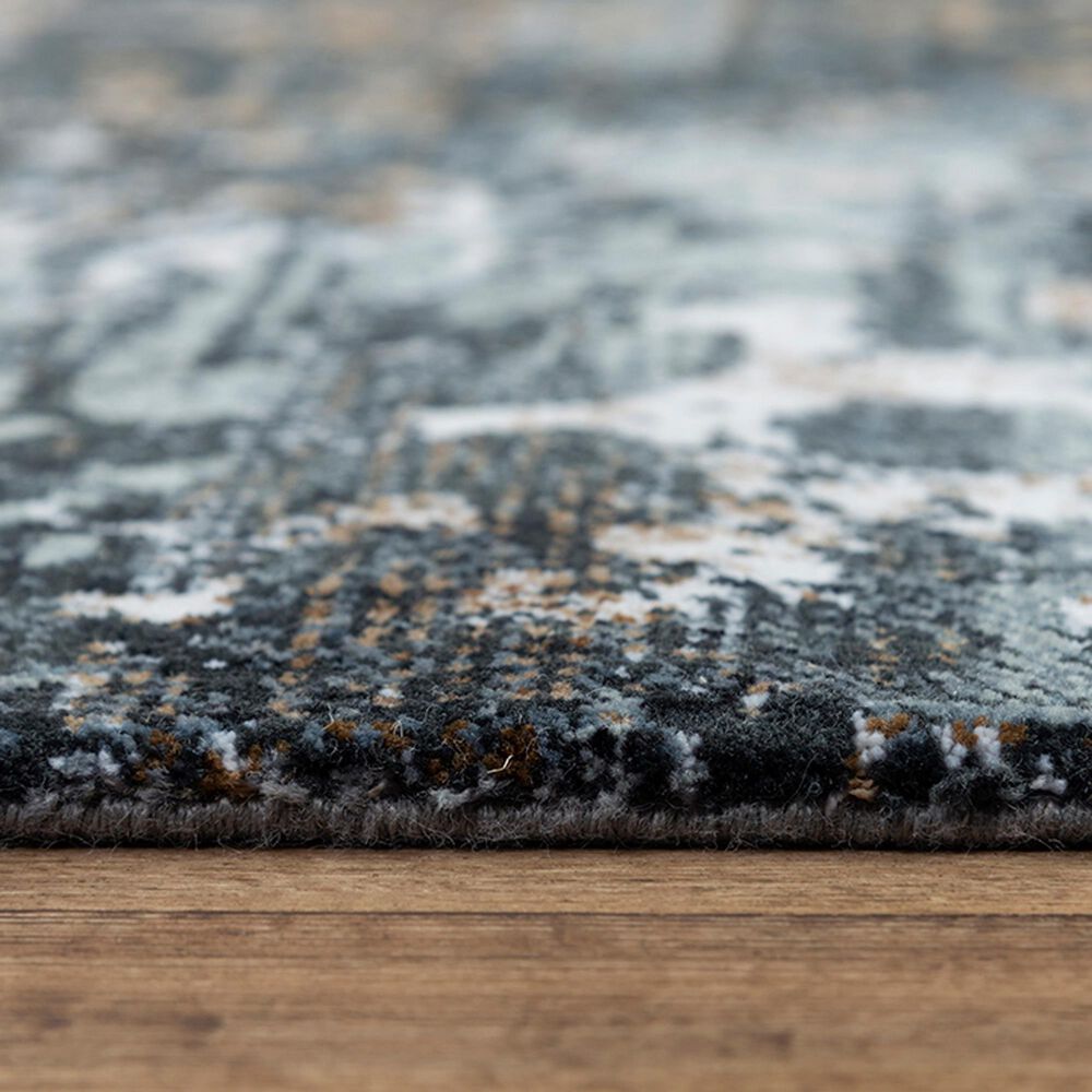 RIZZY Elite 10&#39; x 13&#39; Charcoal and Denim Area Rug, , large