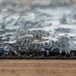 RIZZY Elite 10" x 13" Charcoal and Denim Area Rug, , large