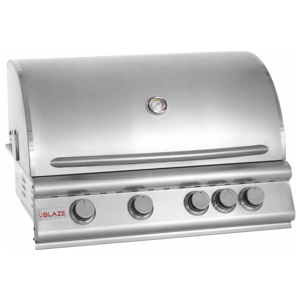 Blaze 32" Traditional Natural Gas Grill with 4-Burner in Stainless Steel, , large