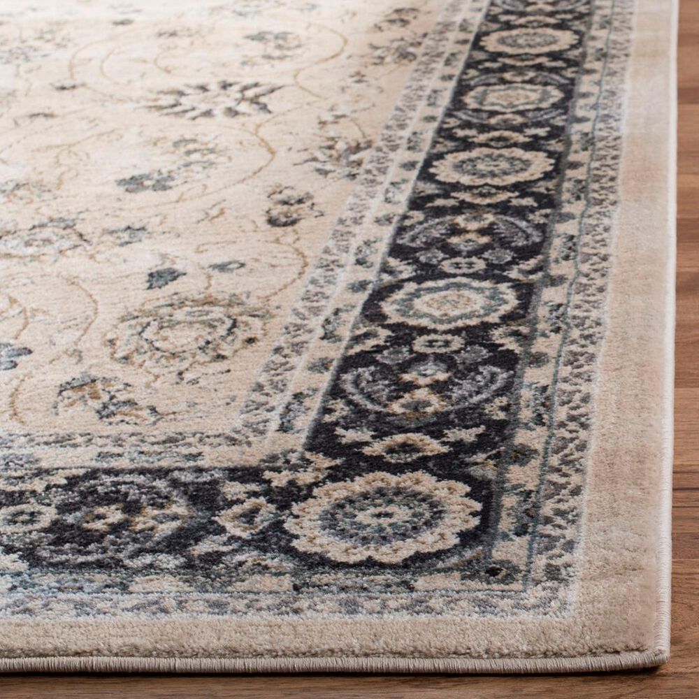 Safavieh Lyndhurst 5&#39;3&quot; x 7&#39;6&quot; Light Beige and Anthracite Area Rug, , large