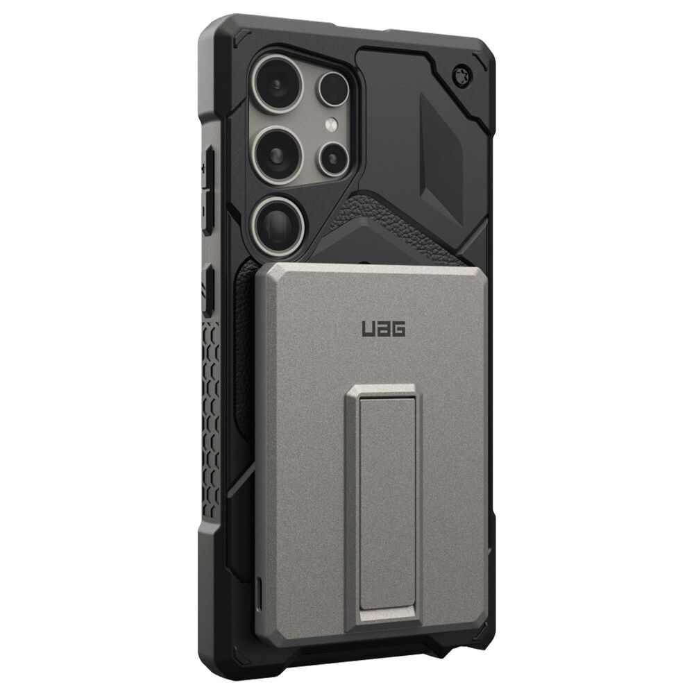 UAG Ultra Slim Portable Power Bank with Kickstand in Titanium, , large
