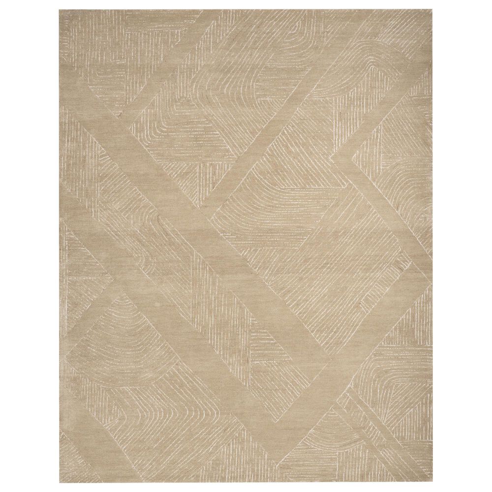 Nourison Pure Patterns Camel 8"6" x 11"6" Area Rug, , large