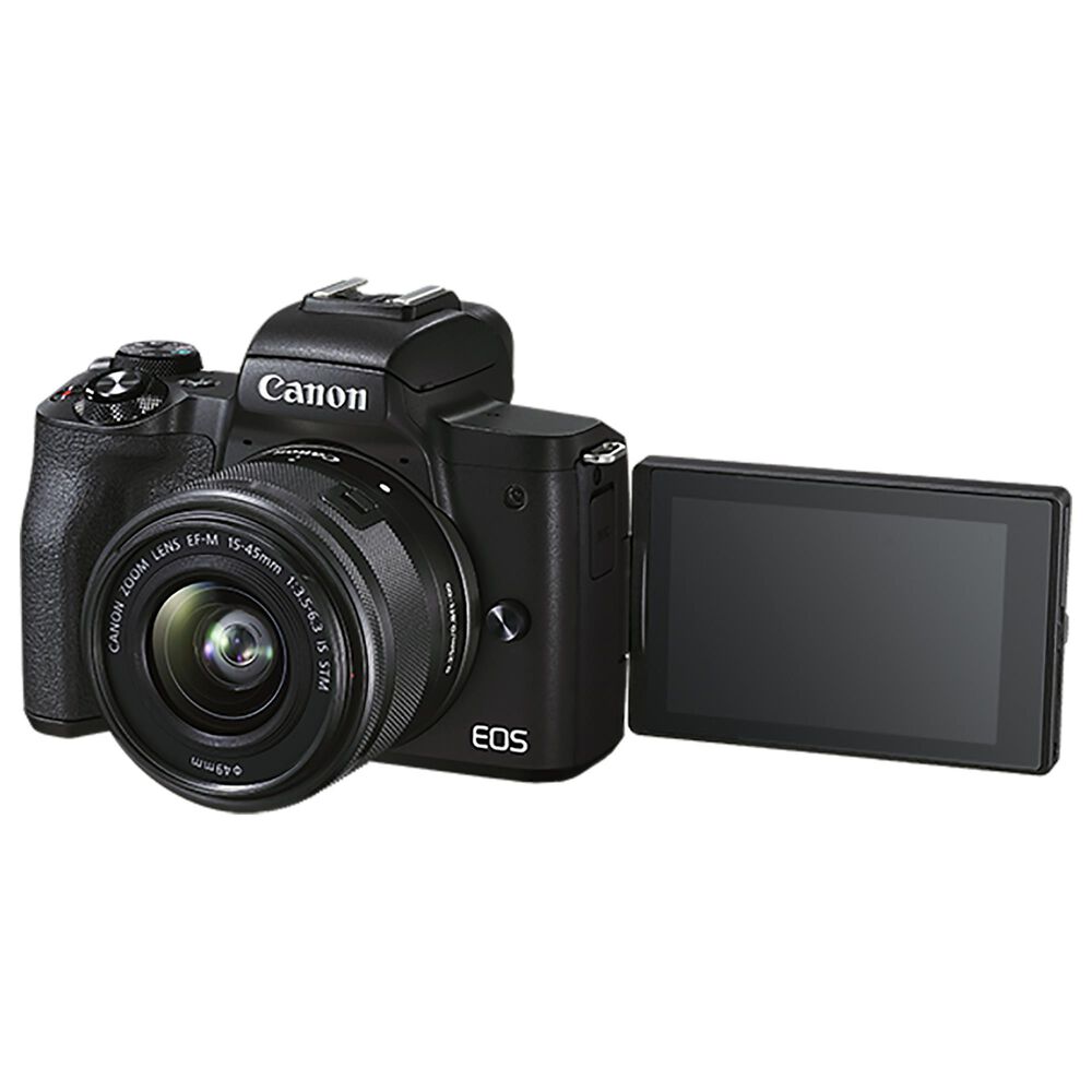 uitspraak tiener Orkaan Canon EOS M50 Mark II Mirrorless Camera with EF-M 15-45mm f/3.5-6.3 IS STM  in Black | NFM