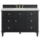 James Martin Vanities Lorelai 48" Single Vanity in Black Onyx with 3 cm Ethereal Noctis Quartz Top, , large