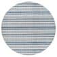 Surya Eagean EAG-2337 Navy, Light Blue, Blue and White 5"3" Round Indoor/Outdoor Area Rug, , large