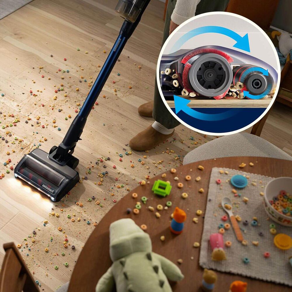 Bissell PowerClean DualBrush Cordless Stick Vacuum in Midnight, , large