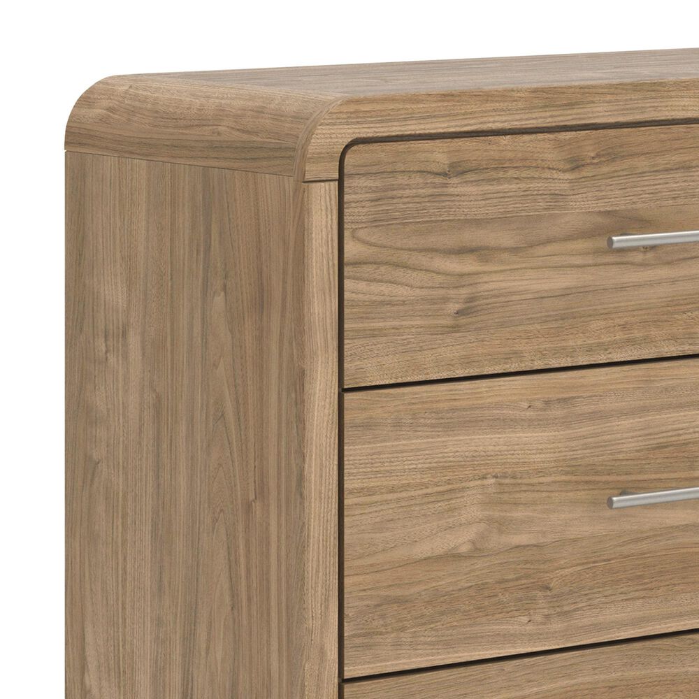Ashley Gramburg 4 Piece King Panel Bedroom Set in Warm Brown, , large