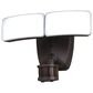 Vaxcel Zeta 2-Light Outdoor Motion Sensor Security Flood Light in Bronze, , large