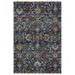Dalyn Rug Company Silk Road Navy, Copper, Gold, Beige, Sage and Brown 3" x 5" Area Rug, , large