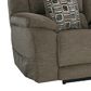 HomeStretch Power Reclining Loveseat with Console in Nutmeg, , large